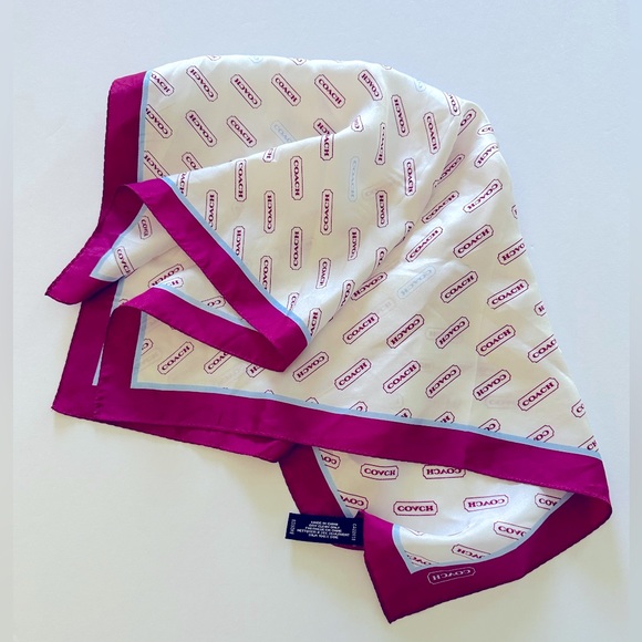 COACH || Monogram Neck Scarf. Sz. - Picture 7 of 13
